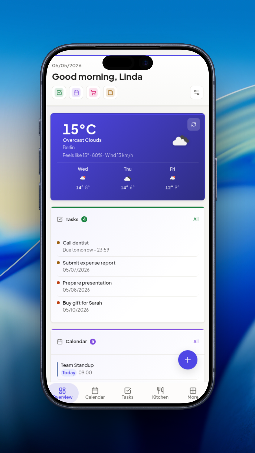 Mobile Dashboard