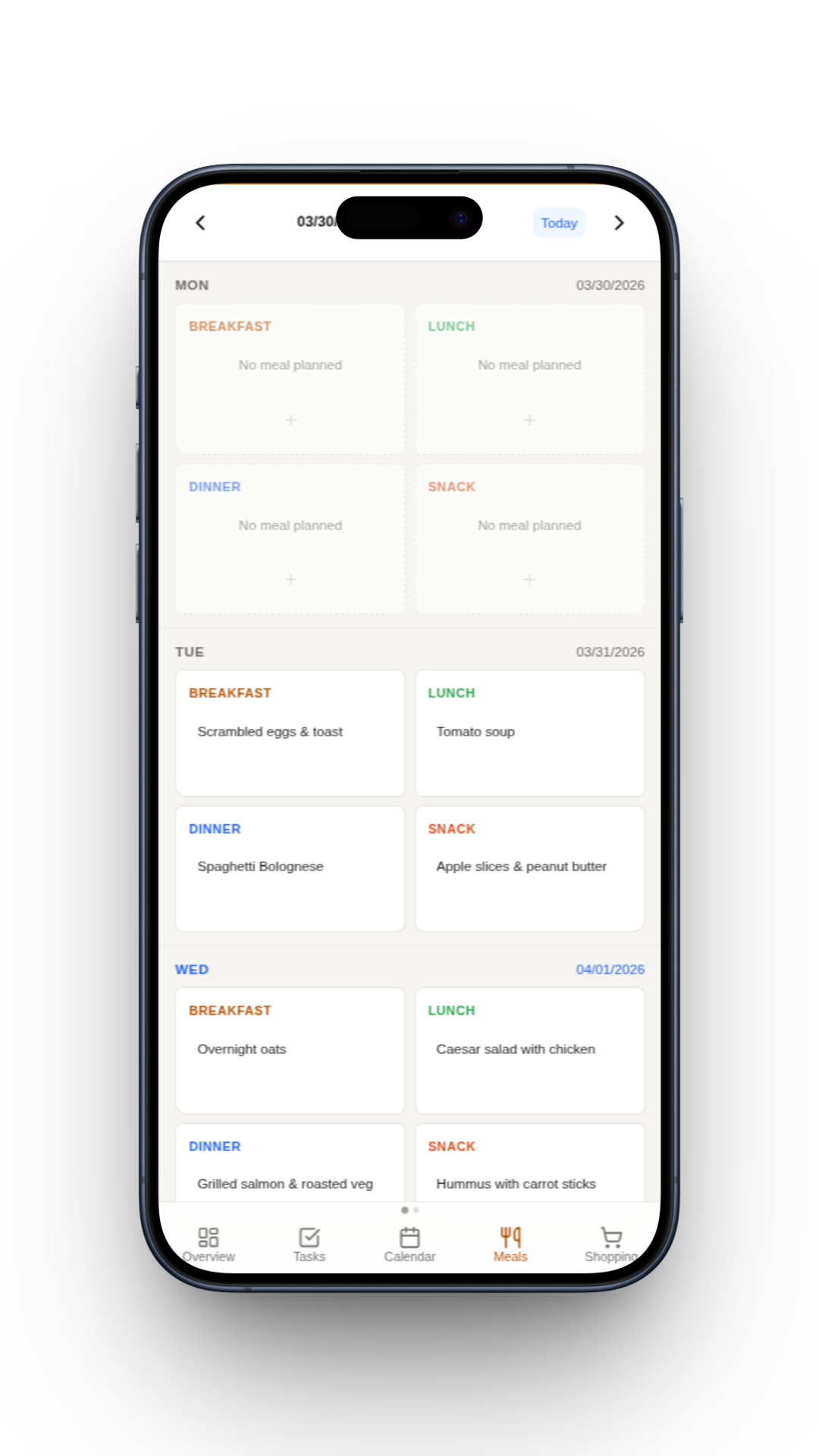 Meal Planning
