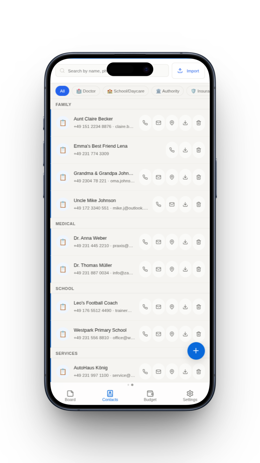 Contacts