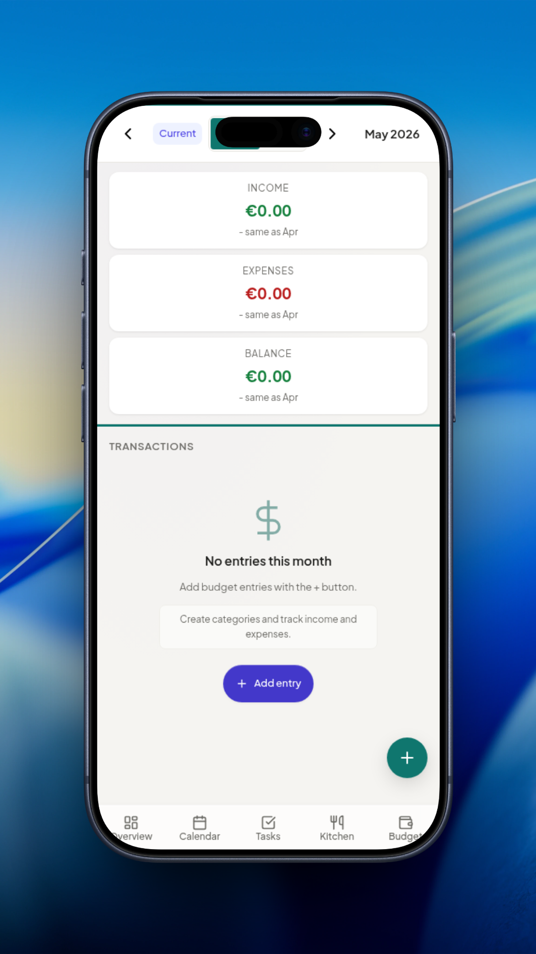 Budget Tracking